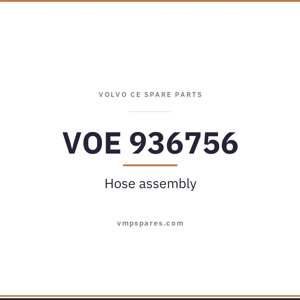 VOE 936756 – Hose assembly