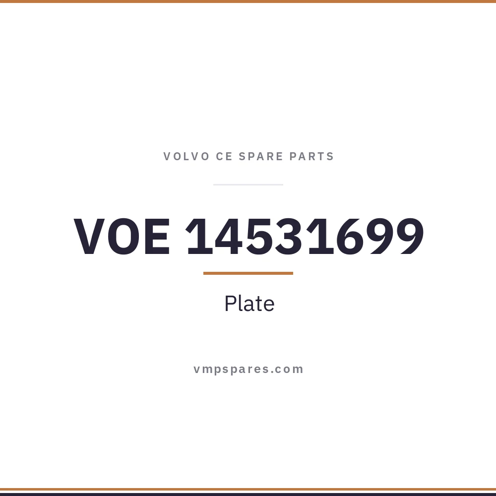 VOE 14531699 – Plate