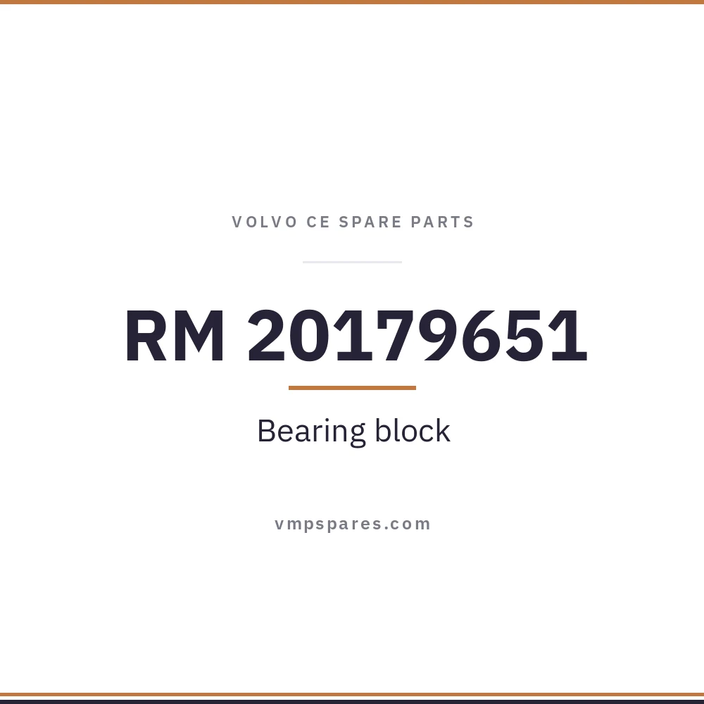 RM 20179651 – Bearing block