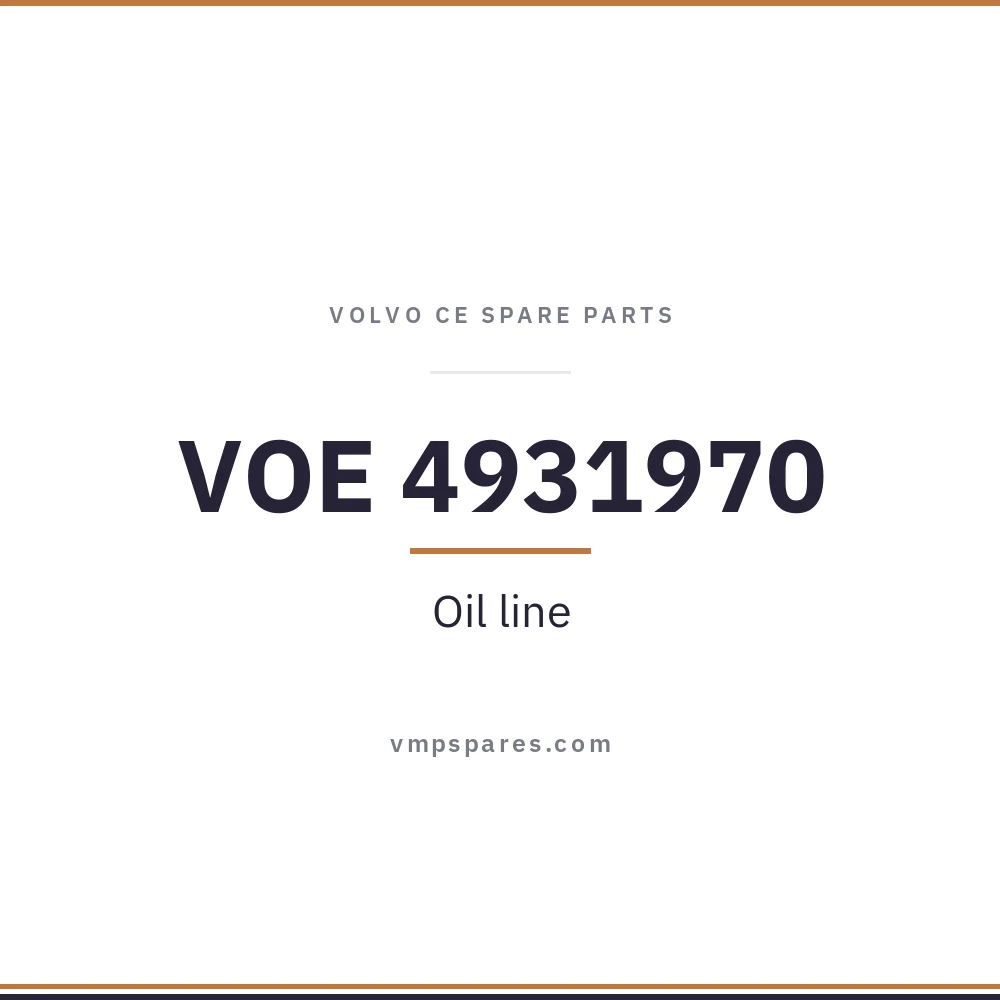 VOE 4931970 – Oil line