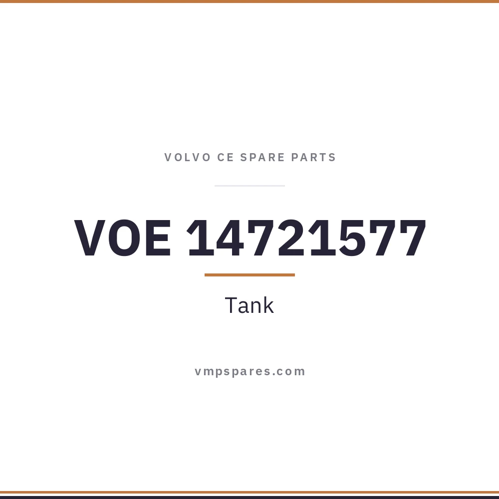 VOE 14721577 – Tank