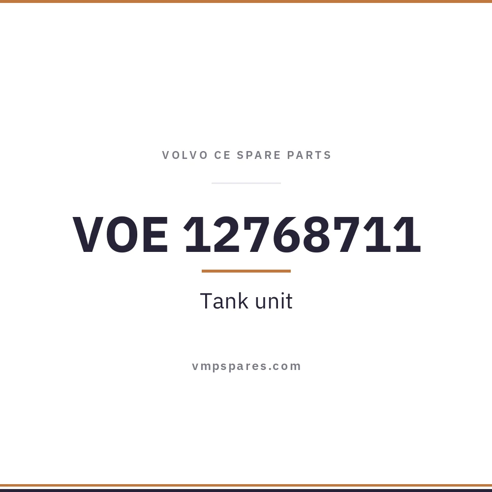 VOE 12768711 – Tank unit