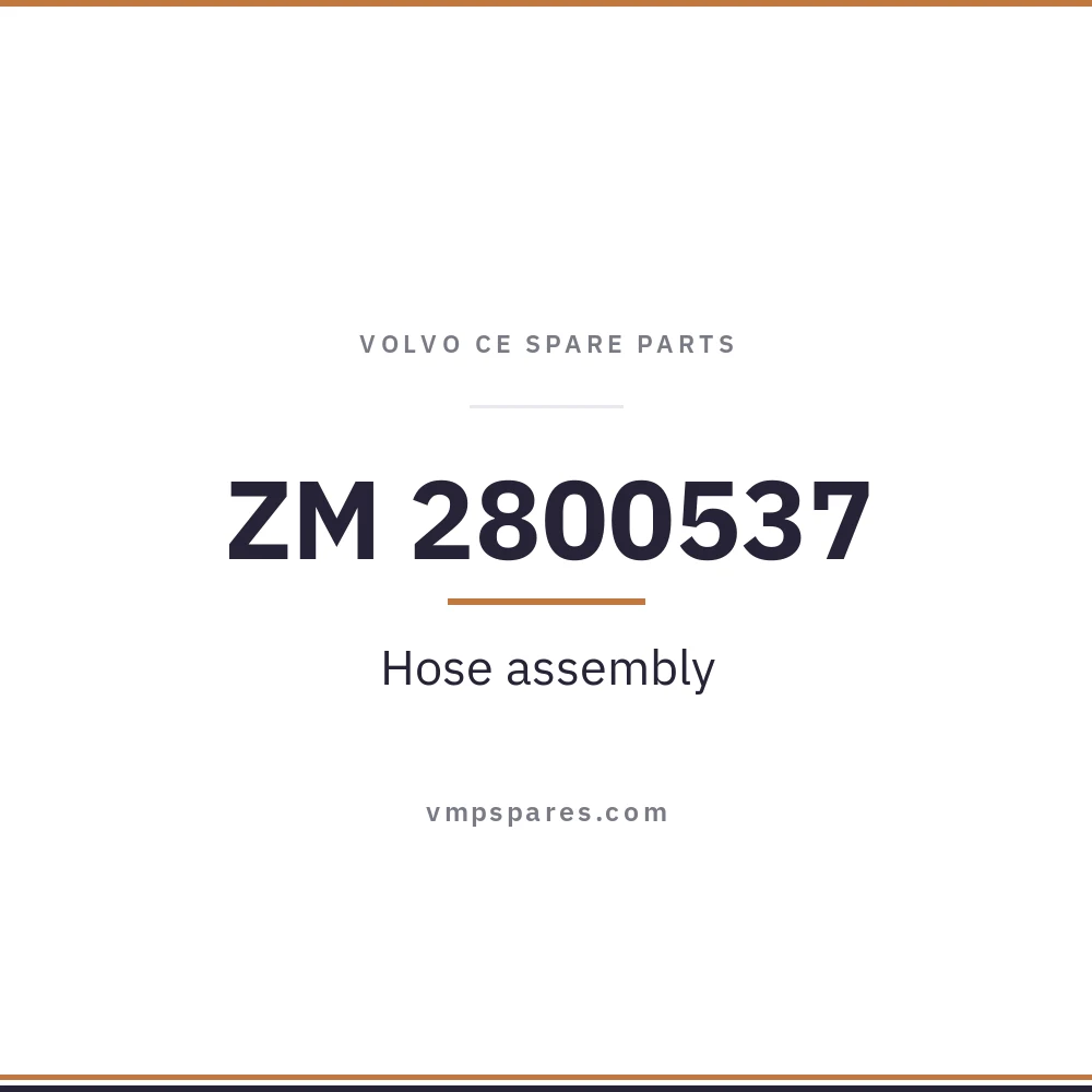 ZM 2800537 – Hose assembly
