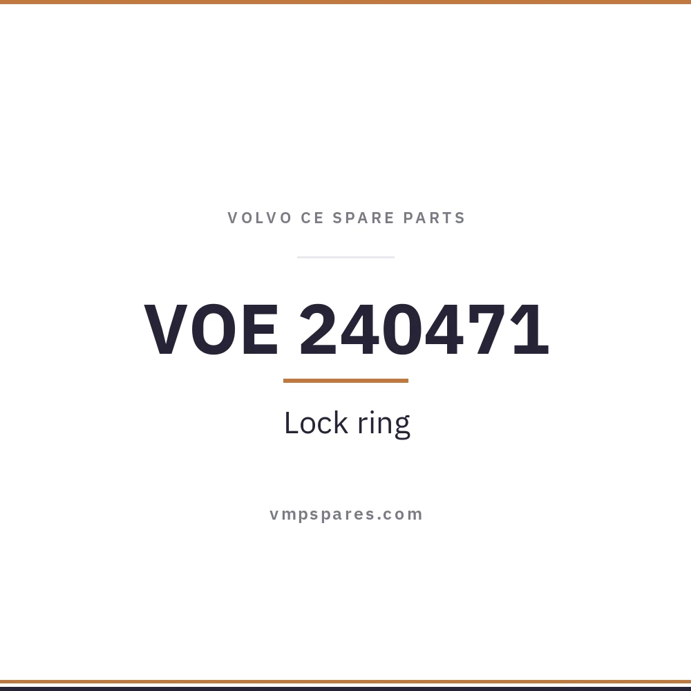 VOE 240471 – Lock ring
