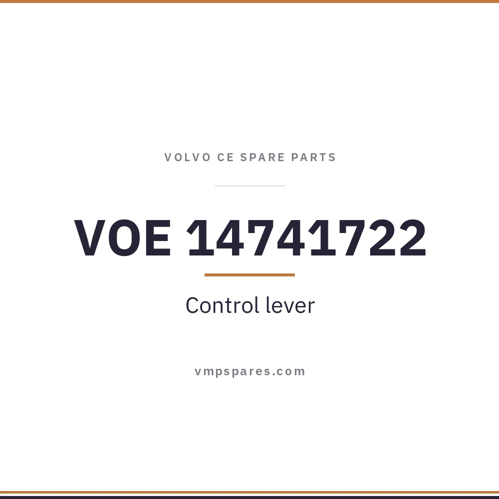 VOE 14741722 – Control lever