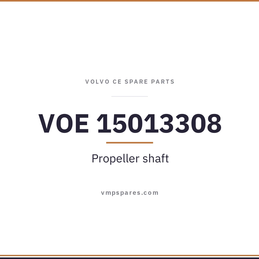 VOE 15013308 – Propeller shaft