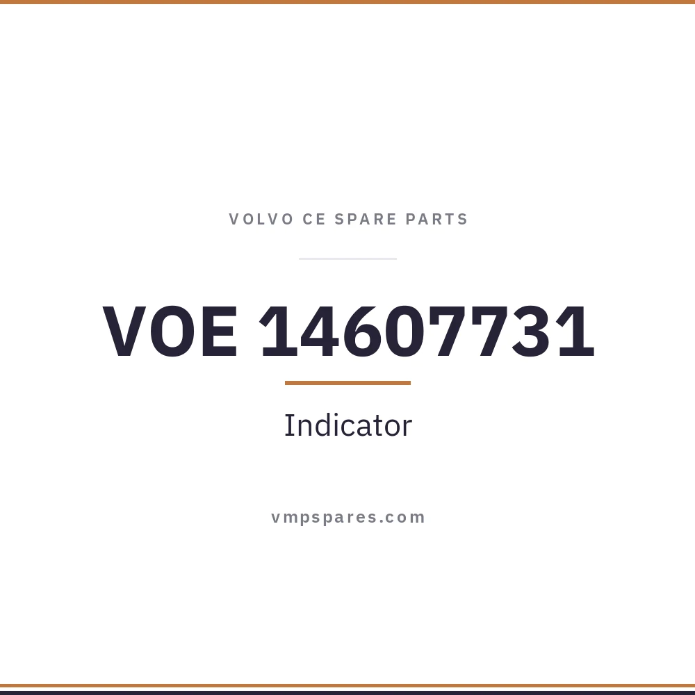 VOE 14607731 – Indicator