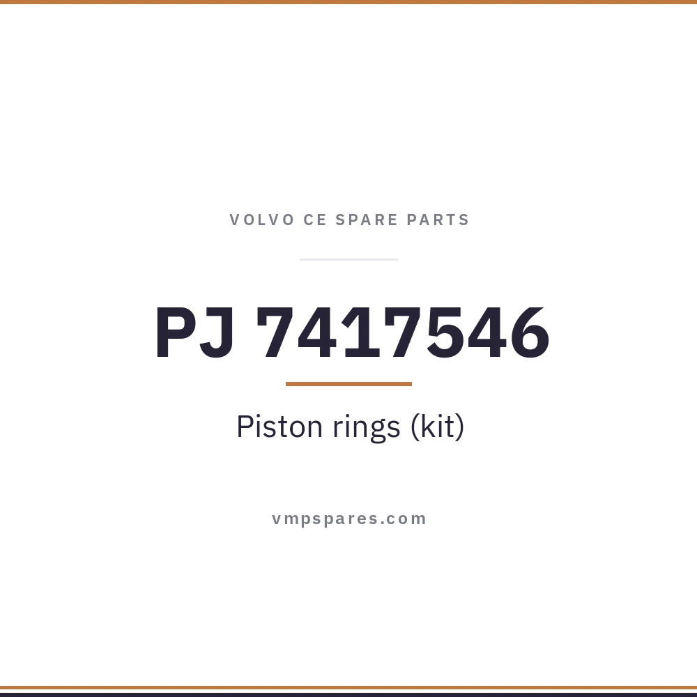 PJ 7417546 – Piston rings (kit)