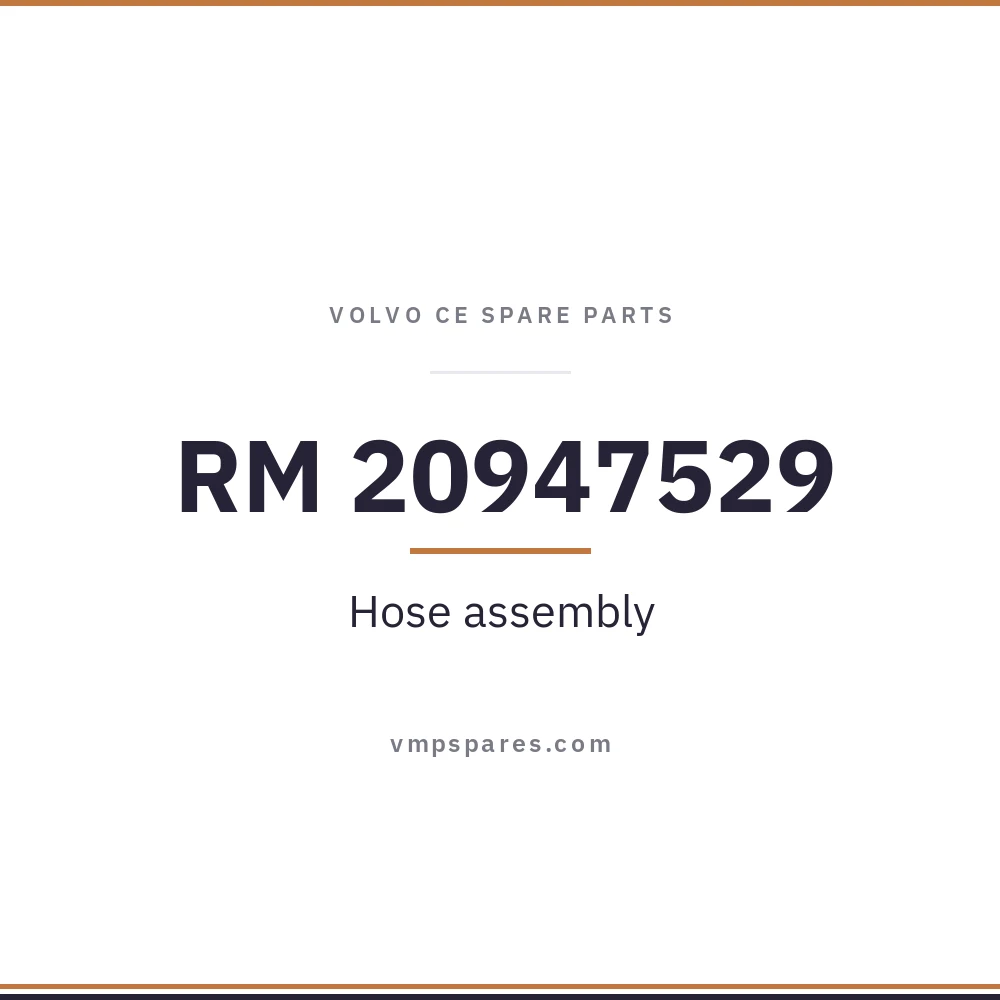 RM 20947529 – Hose assembly