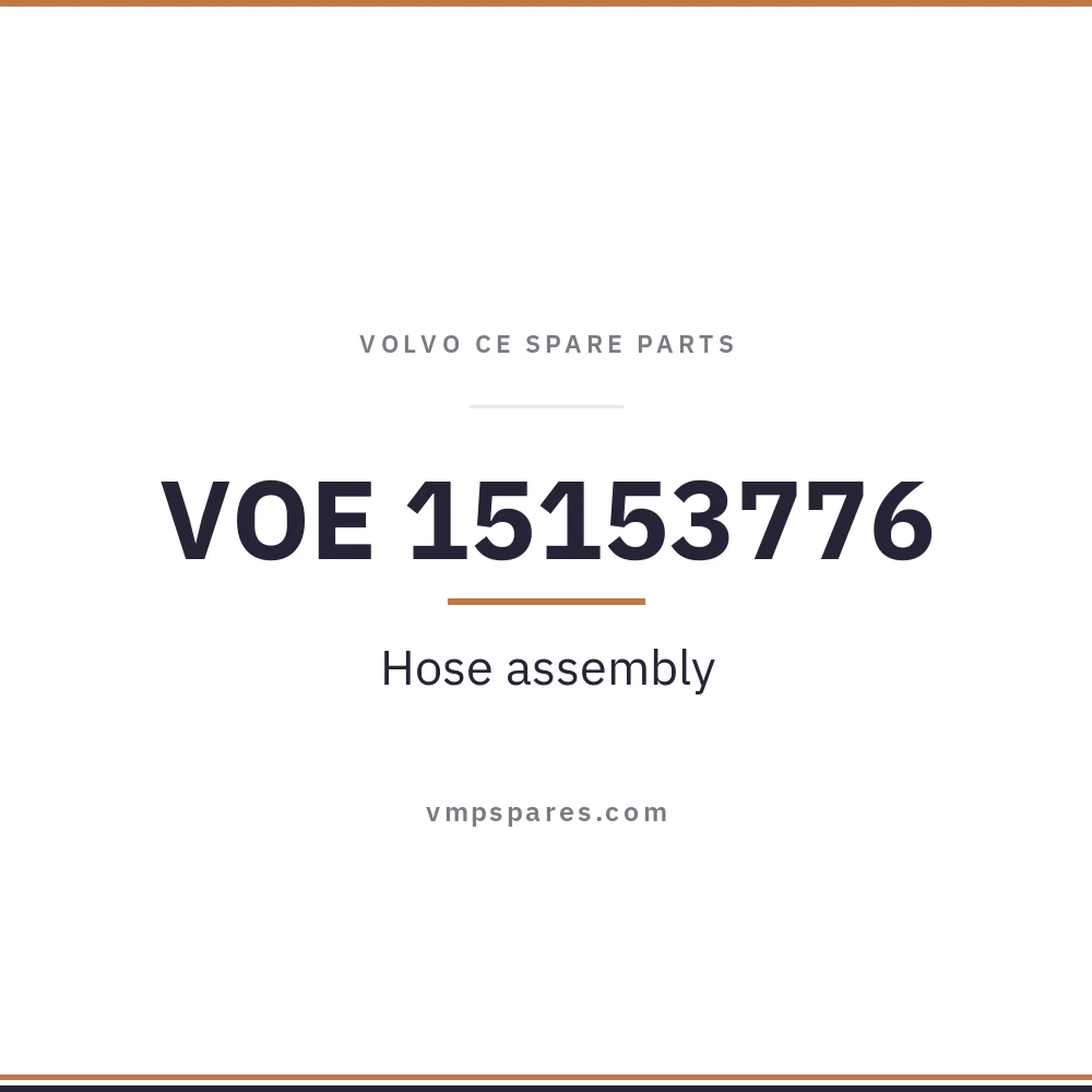 VOE 15153776 – Hose assembly