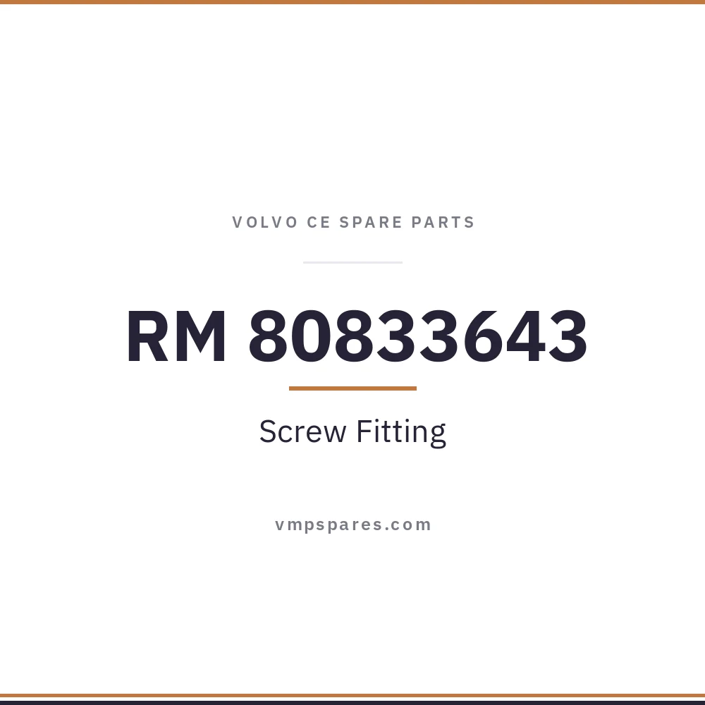 RM 80833643 – Screw Fitting