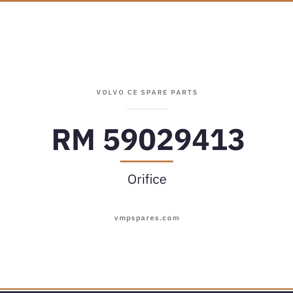 RM 59029413 – Orifice