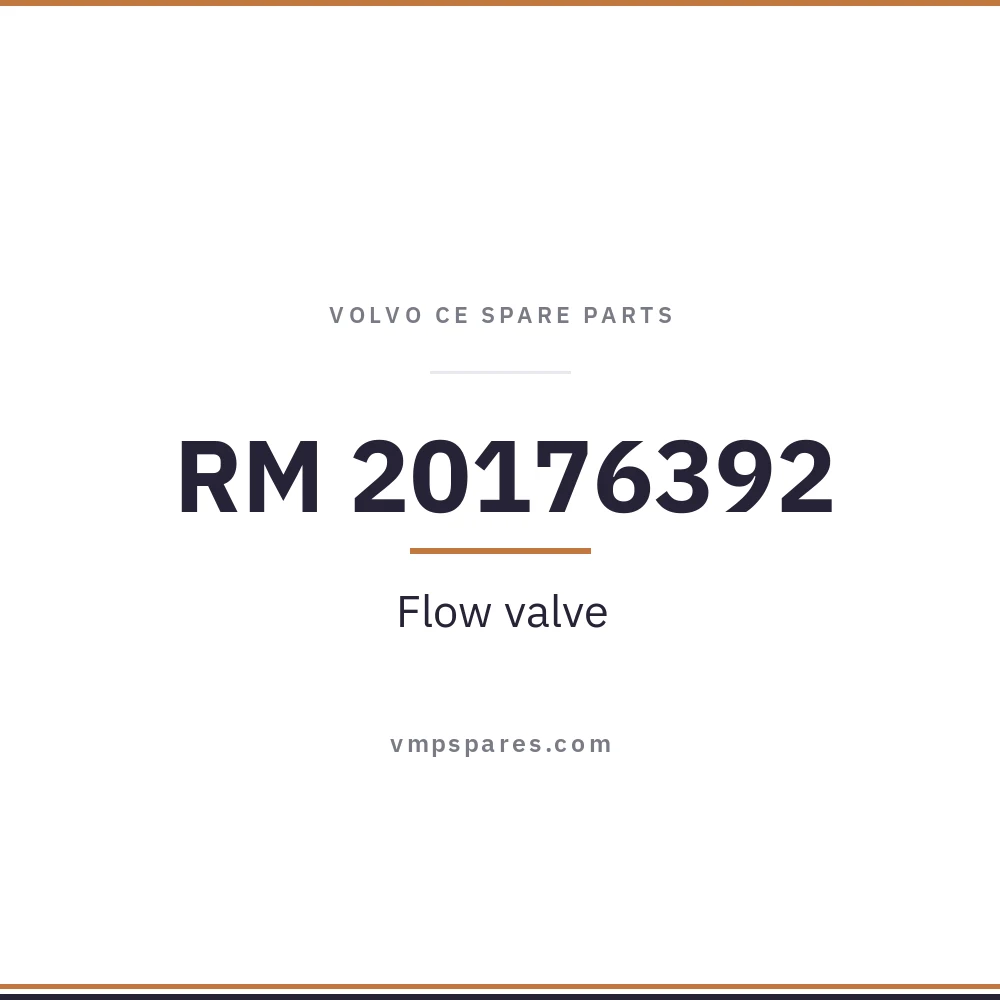 RM 20176392 – Flow valve
