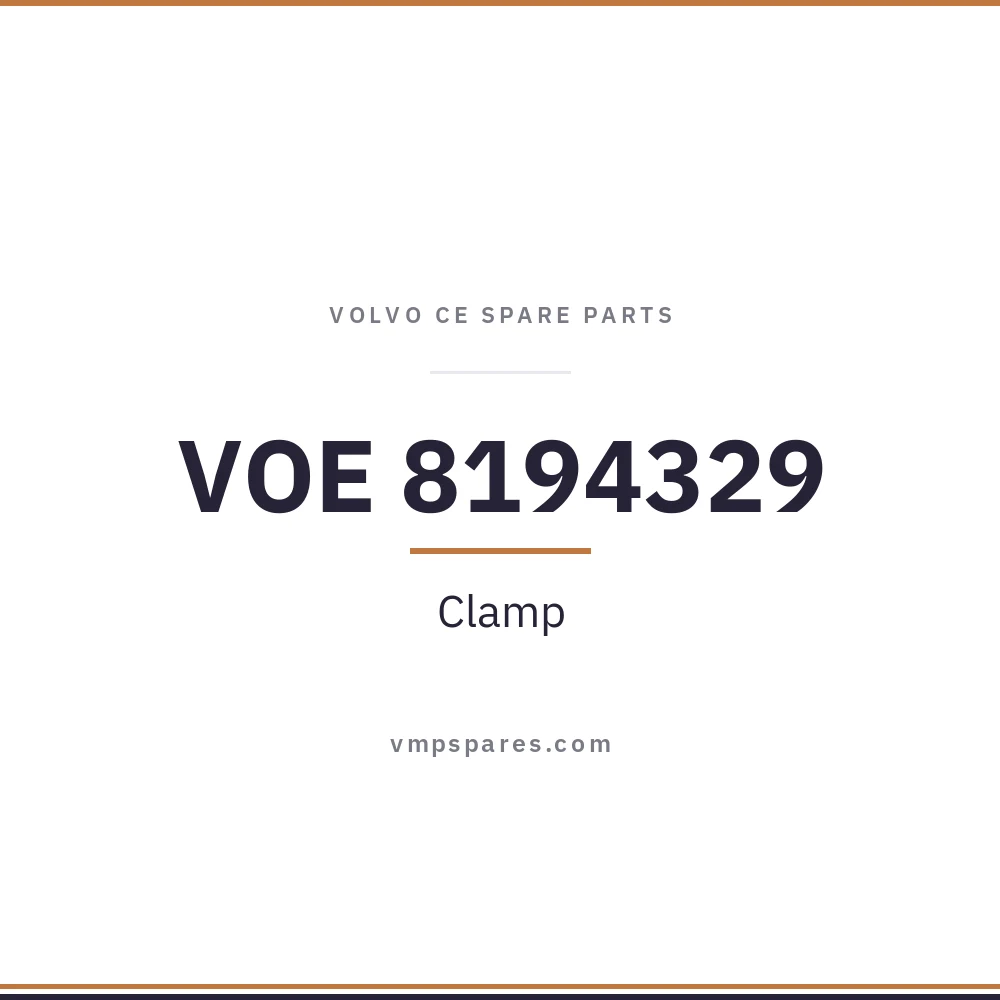 VOE 8194329 – Clamp