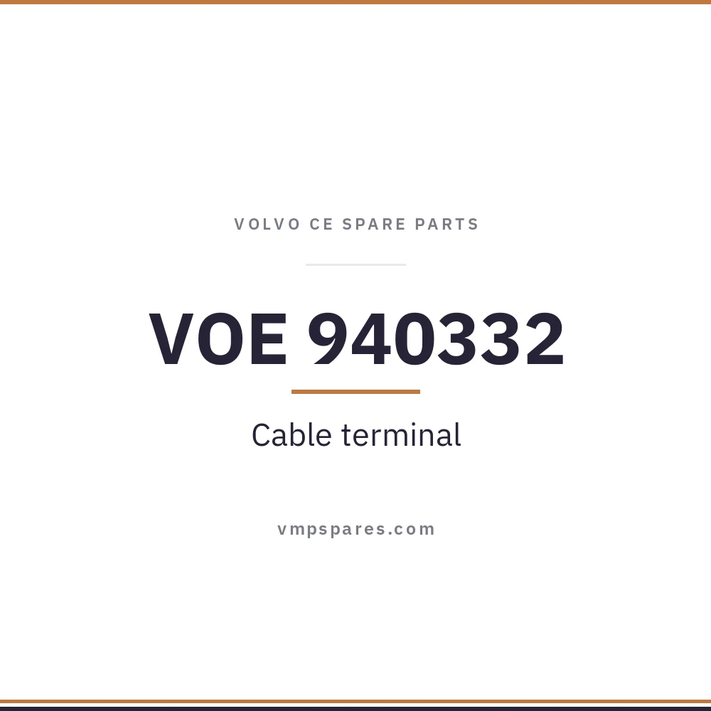 VOE 940332 – Cable terminal