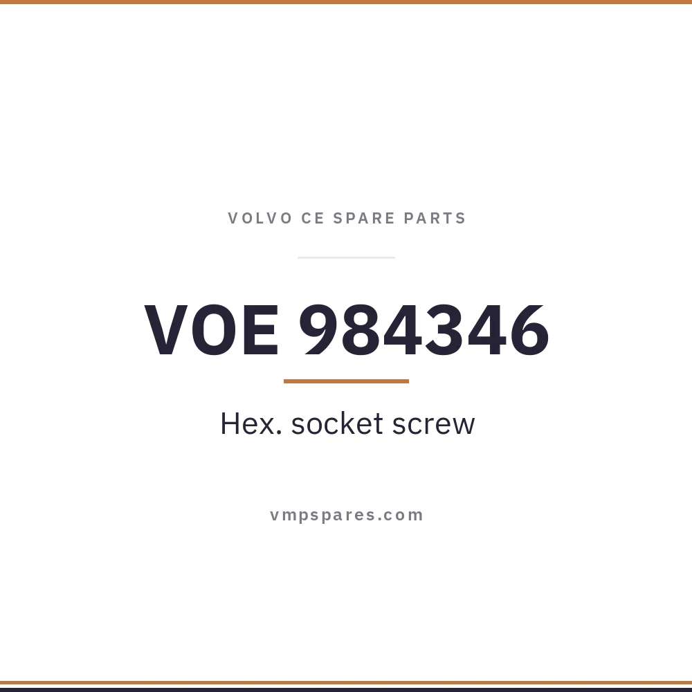 VOE 984346 – Hex. socket screw