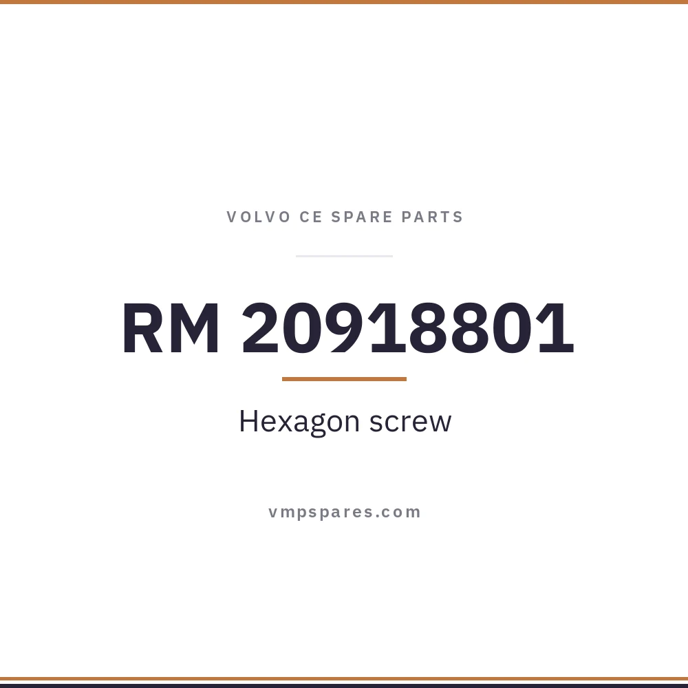 RM 20918801 – Hexagon screw