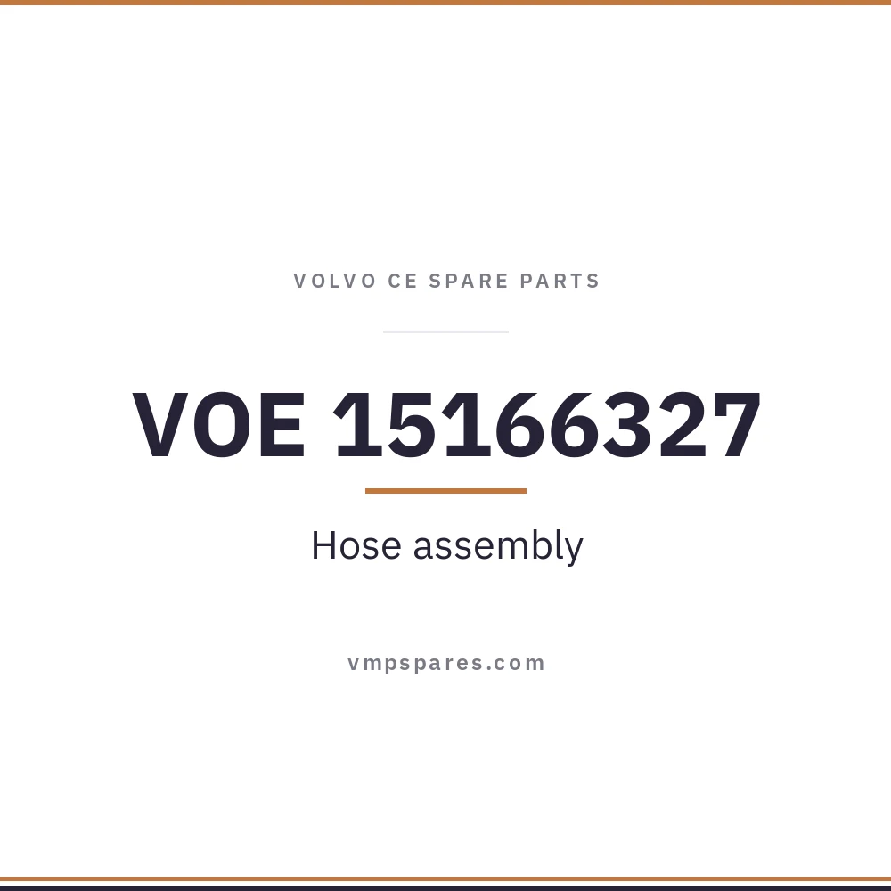VOE 15166327 – Hose assembly