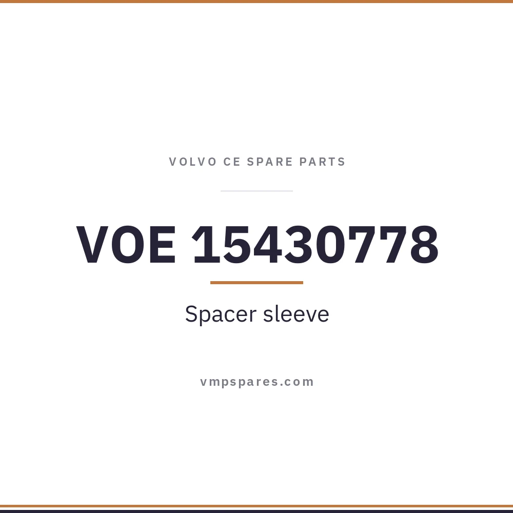 VOE 15430778 – Spacer sleeve