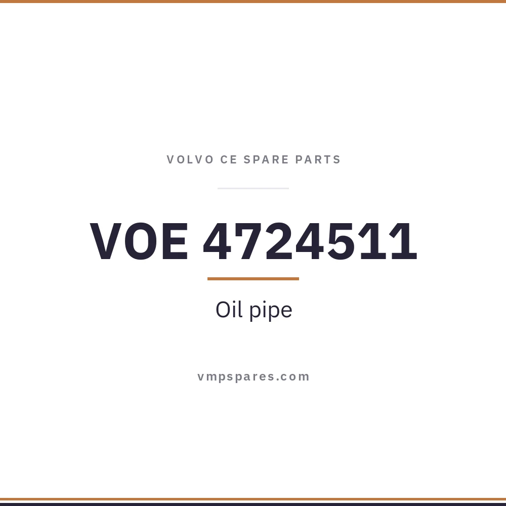 VOE 4724511 – Oil pipe