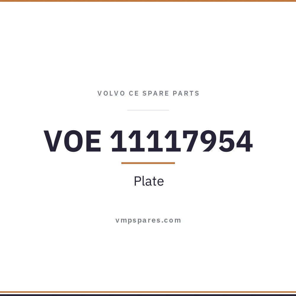 VOE 11117954 – Plate