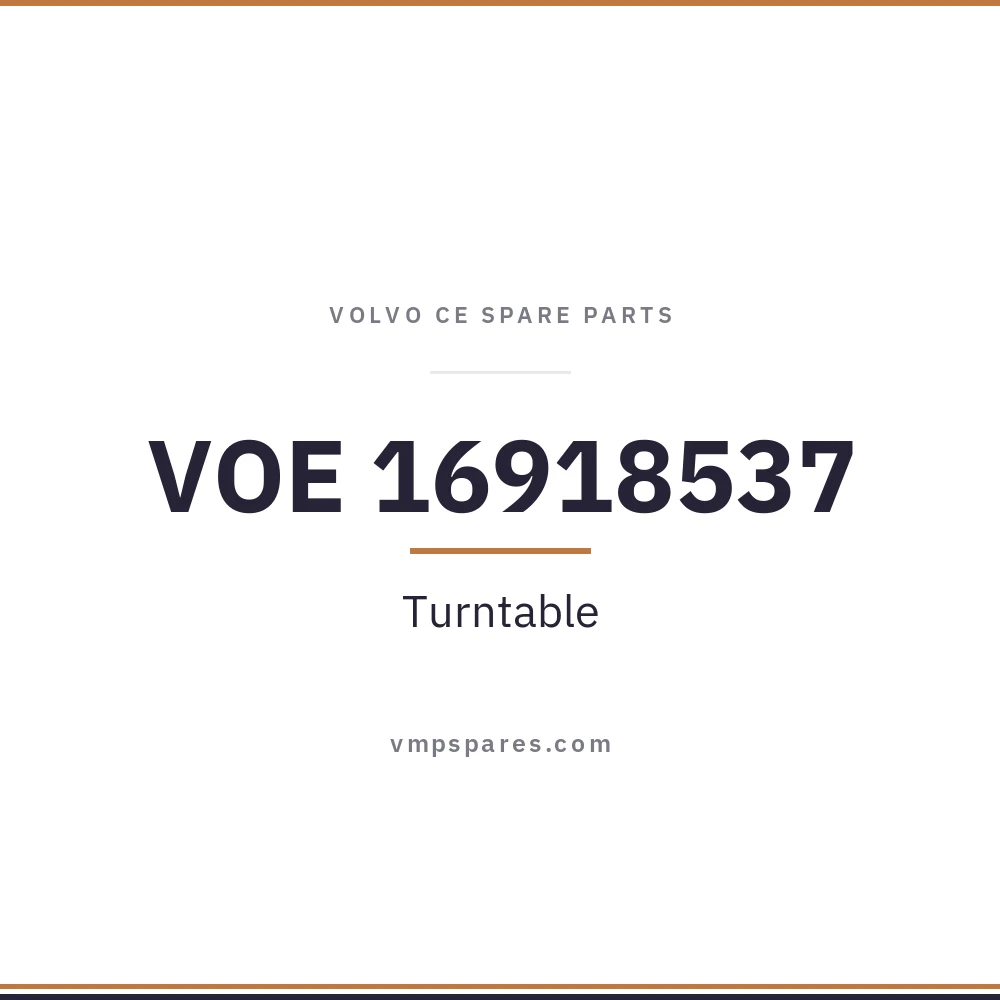VOE 16918537 – Turntable