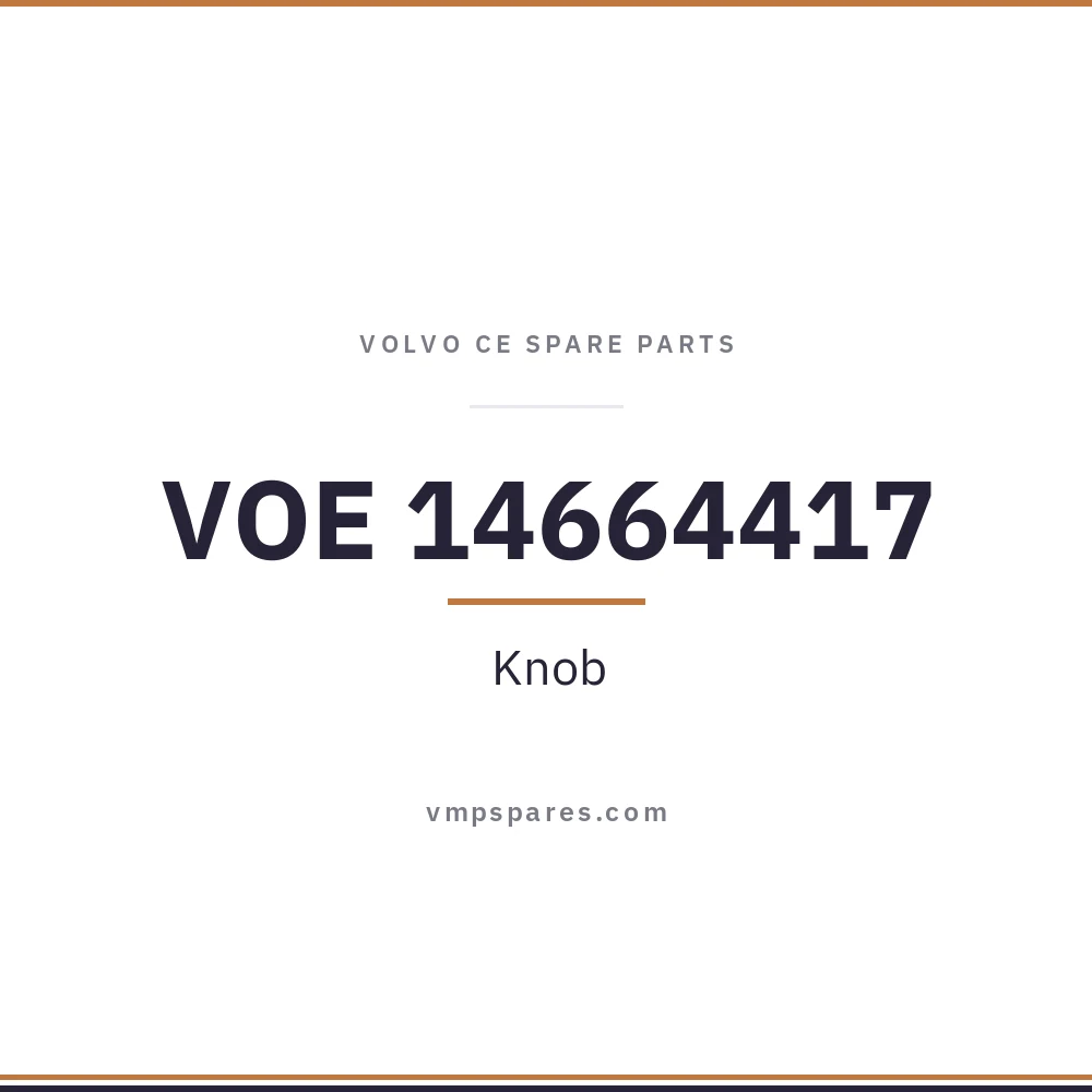 VOE 14664417 – Knob