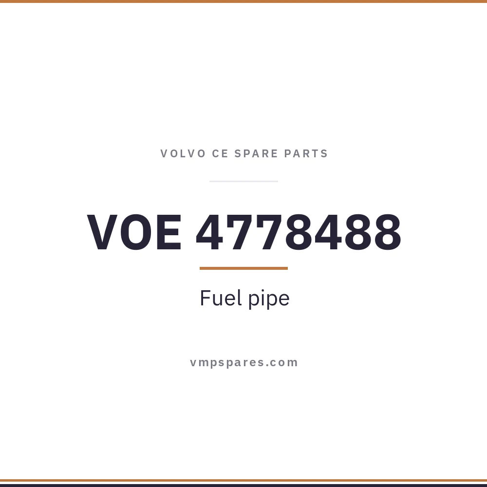 VOE 4778488 – Fuel pipe