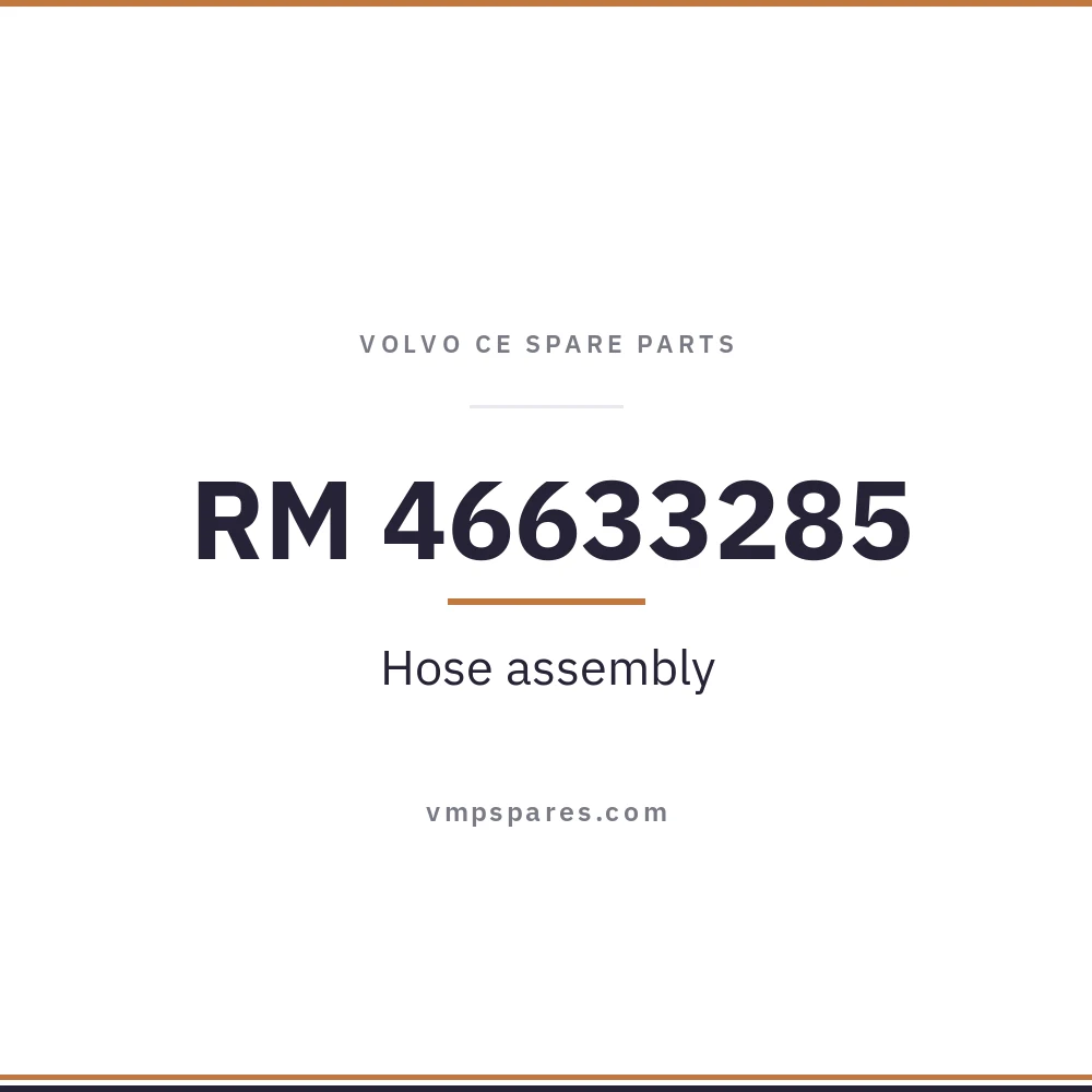 RM 46633285 – Hose assembly