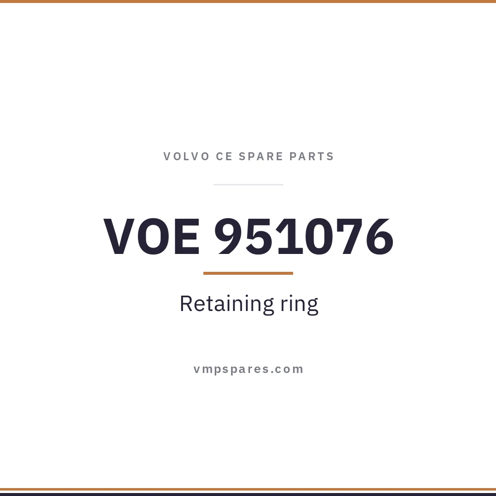 VOE 951076 – Retaining ring