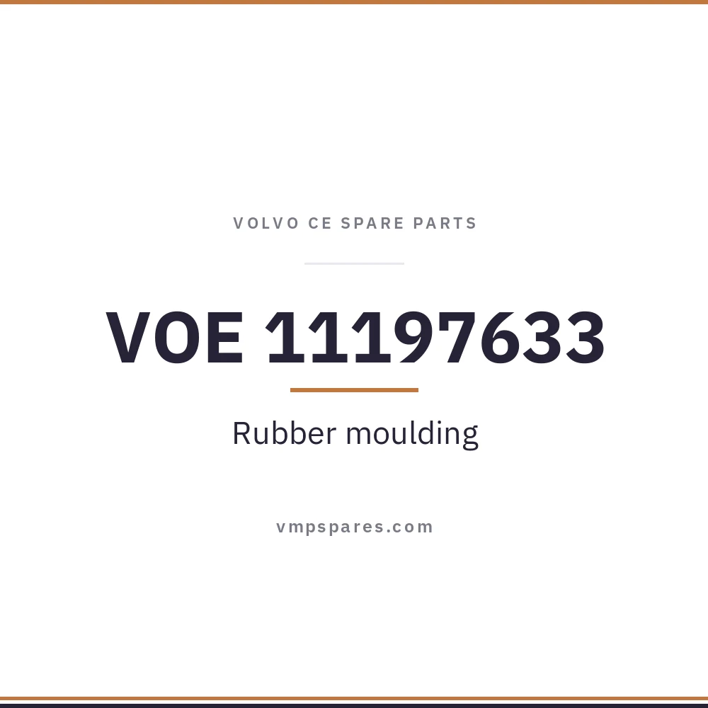 VOE 11197633 – Rubber moulding