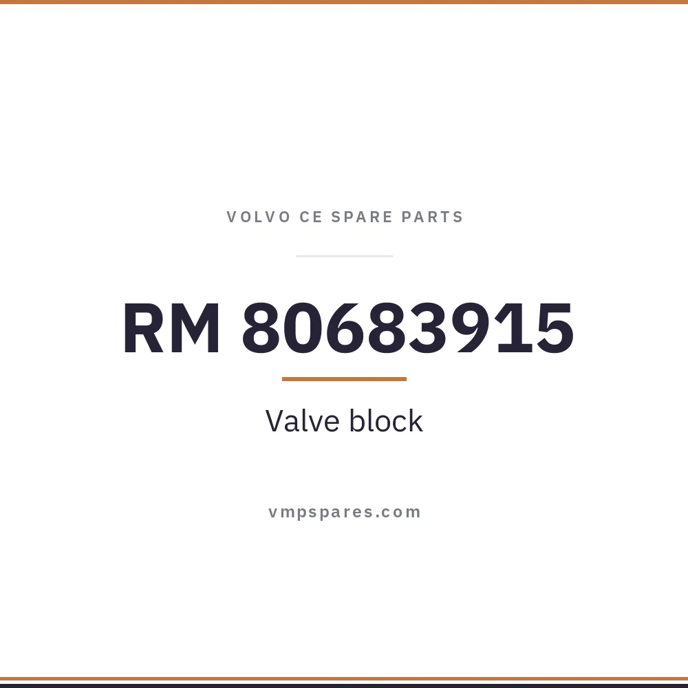 RM 80683915 – Valve block