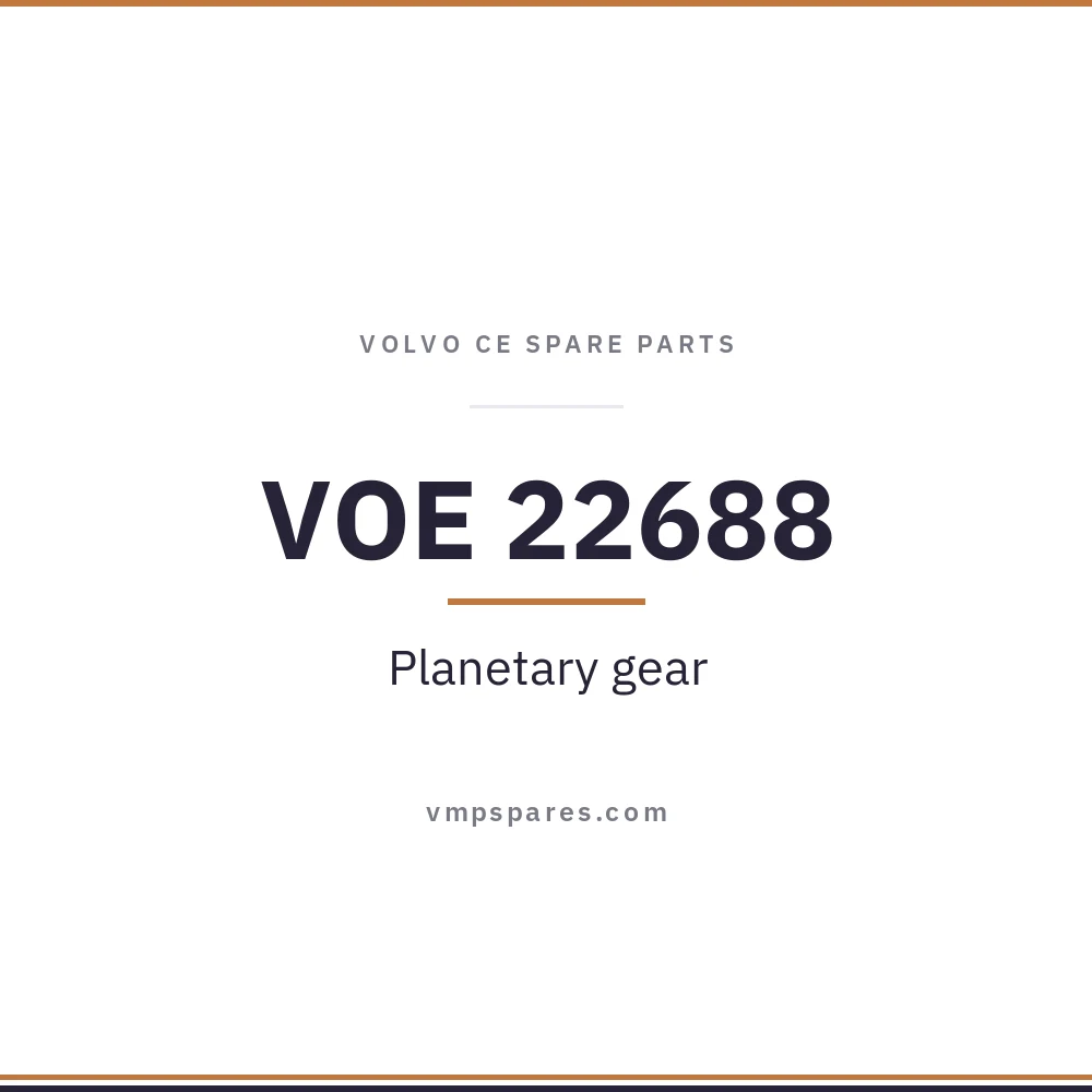 VOE 22688 – Planetary gear
