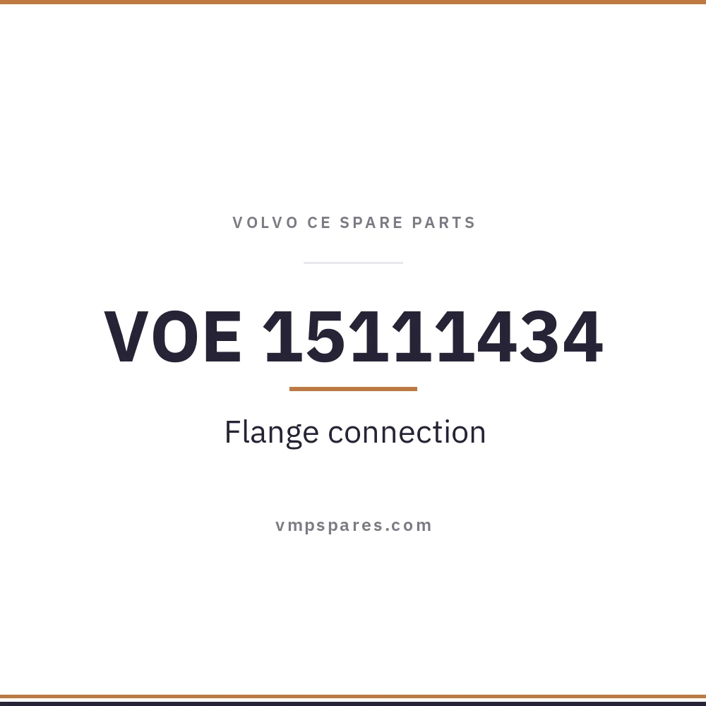 VOE 15111434 – Flange connection