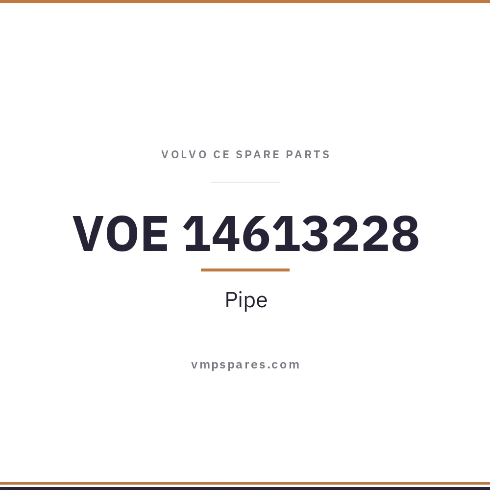 VOE 14613228 – Pipe