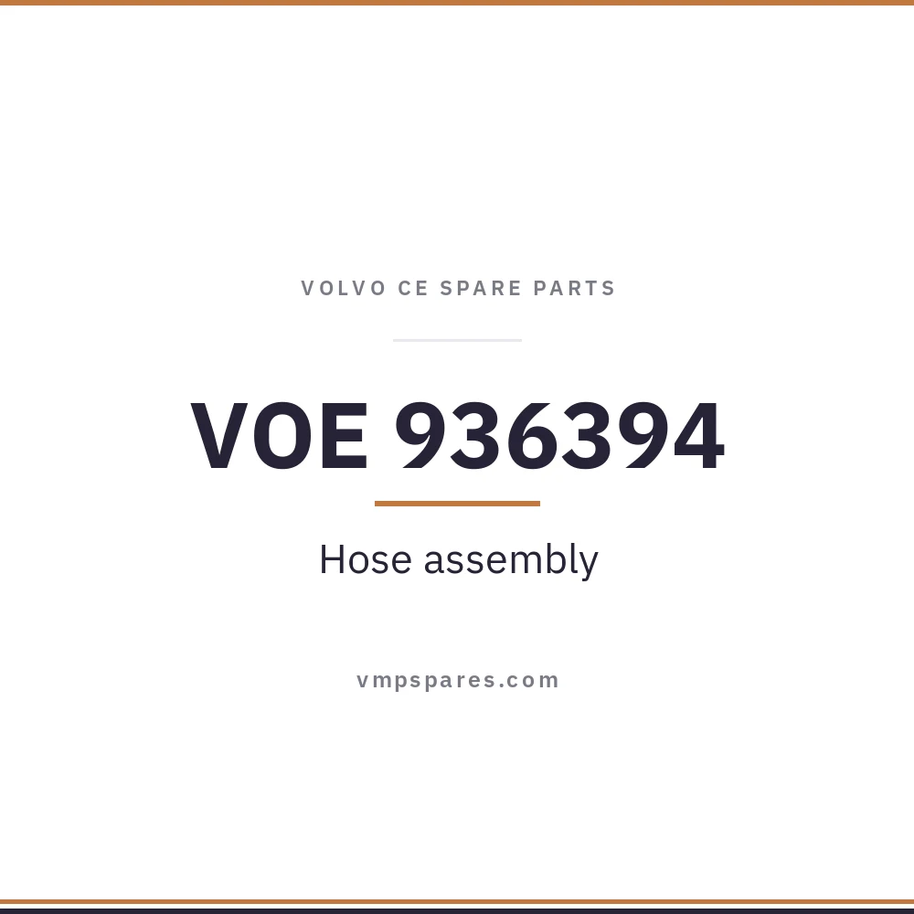 VOE 936394 – Hose assembly