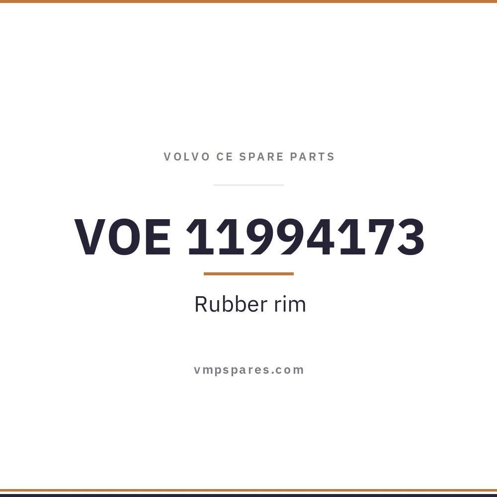 VOE 11994173 – Rubber rim