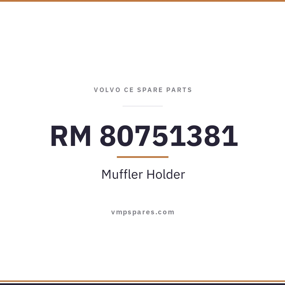 RM 80751381 – Muffler Holder