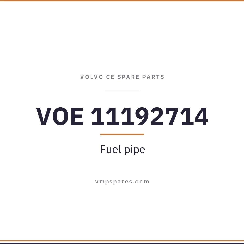 VOE 11192714 – Fuel pipe