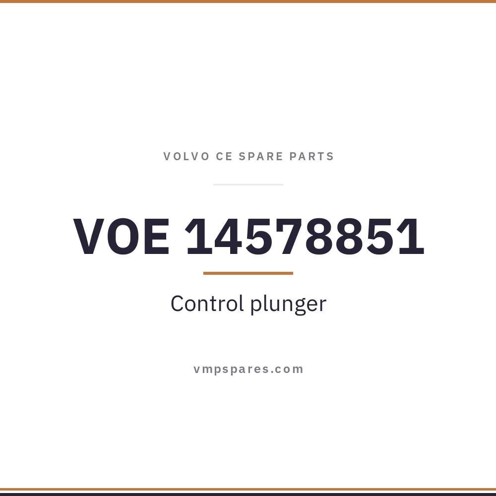 VOE 14578851 – Control plunger