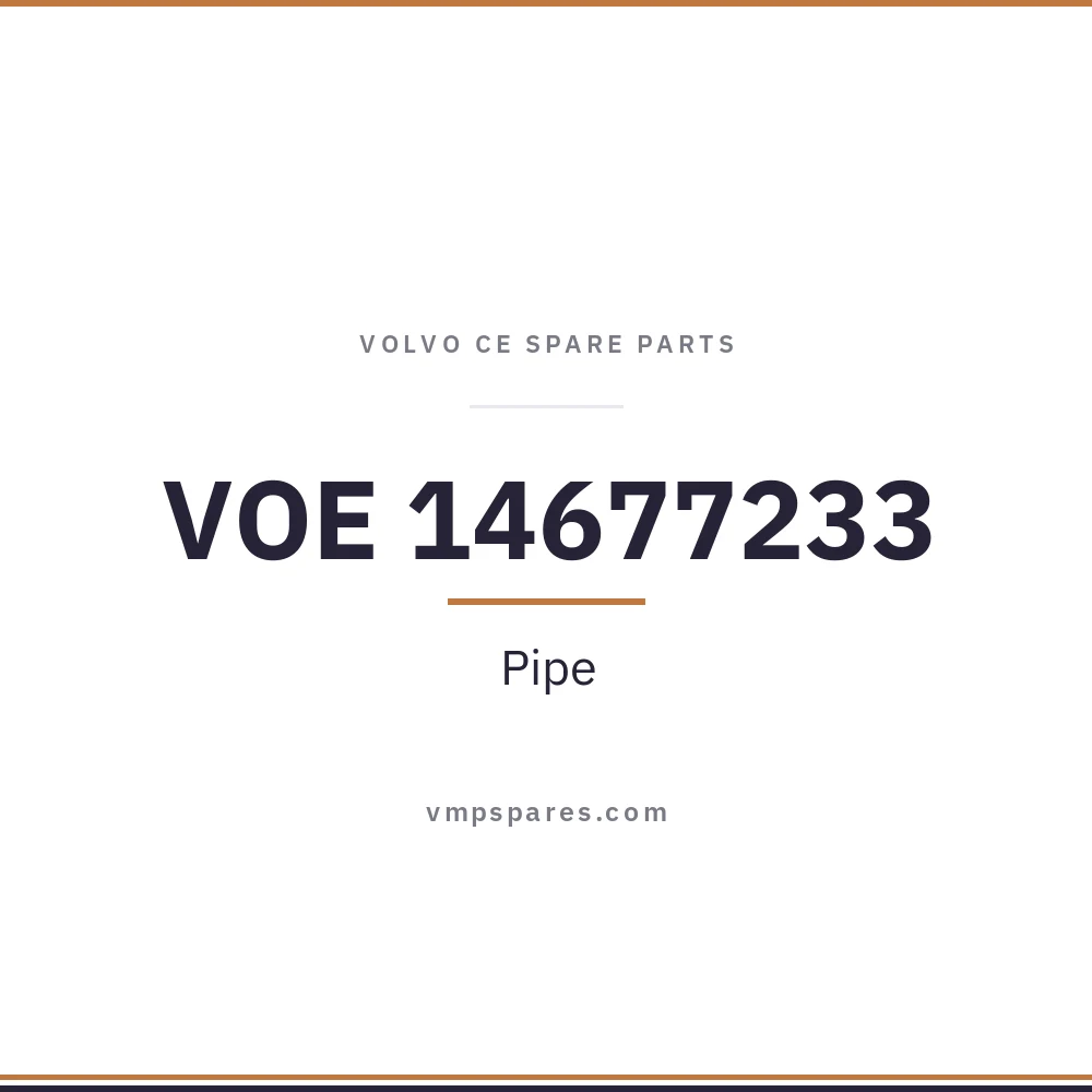 VOE 14677233 – Pipe