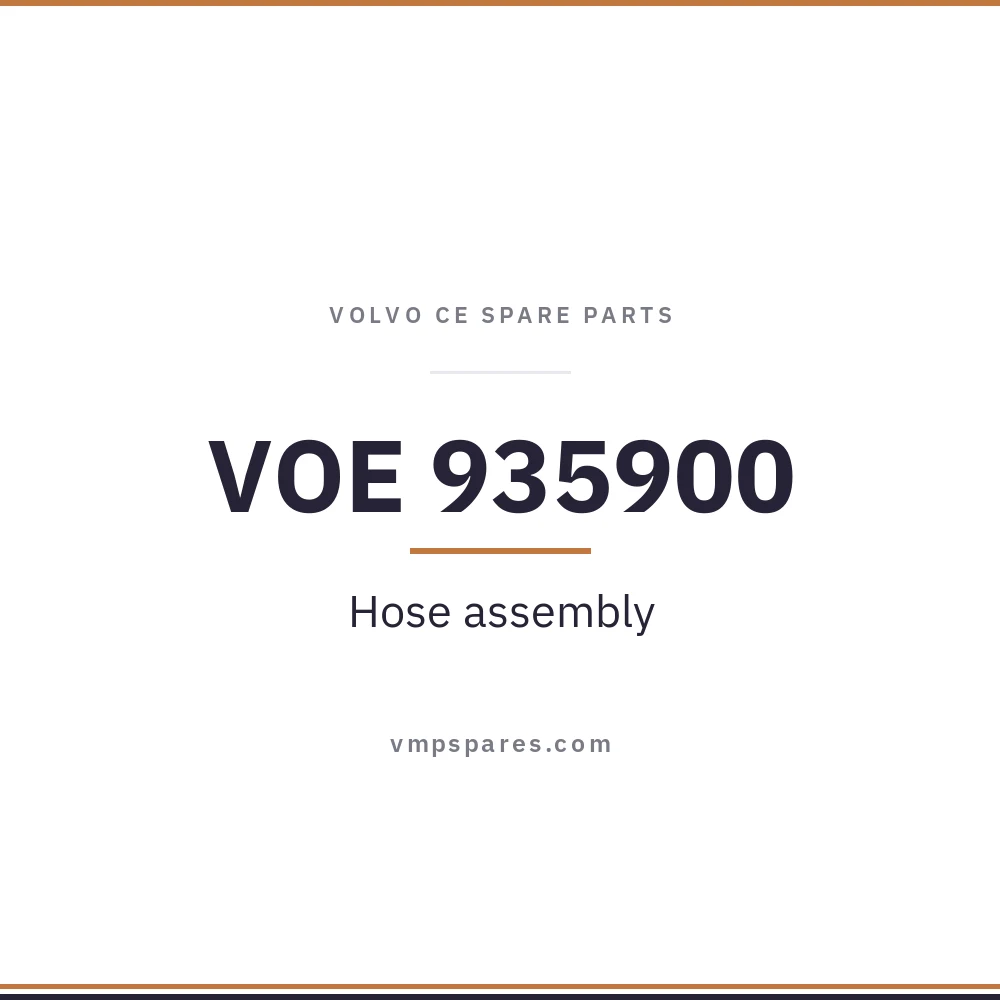VOE 935900 – Hose assembly