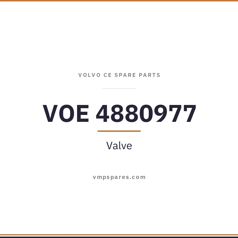VOE 4880977 – Valve