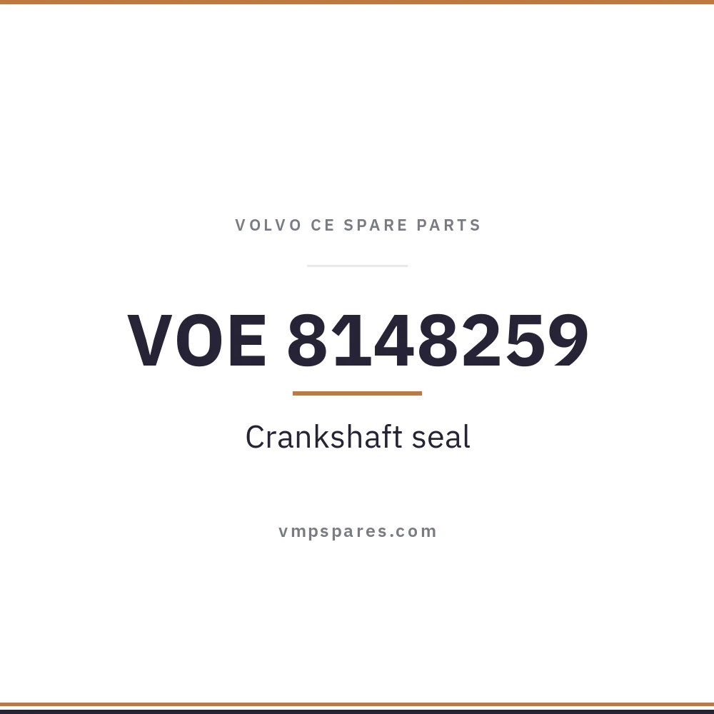 VOE 8148259 – Crankshaft seal