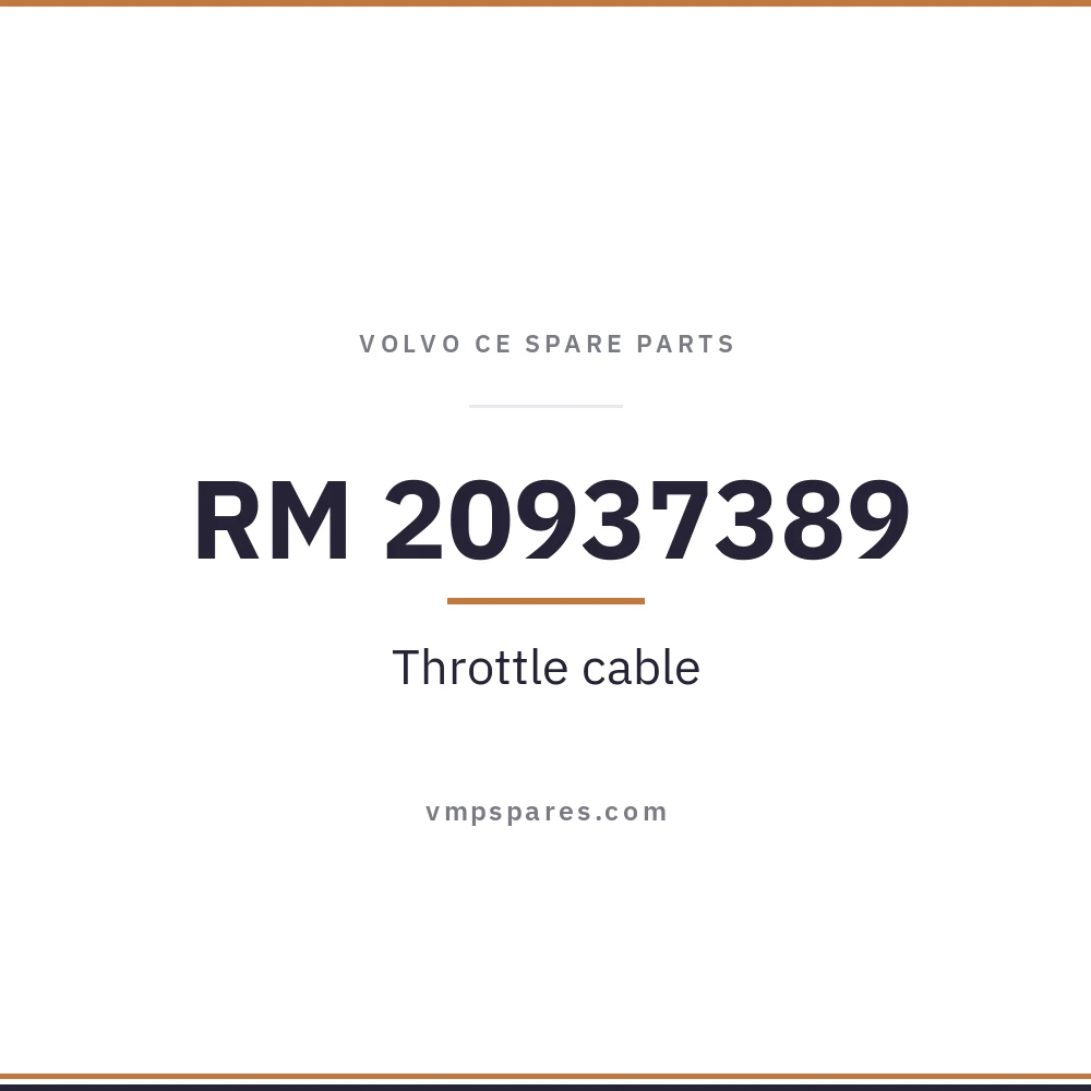 RM 20937389 – Throttle cable