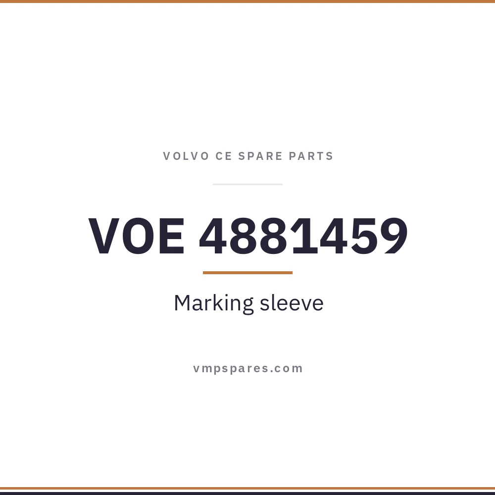 VOE 4881459 – Marking sleeve