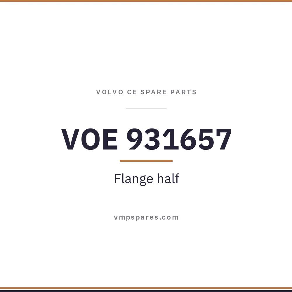 VOE 931657 – Flange half