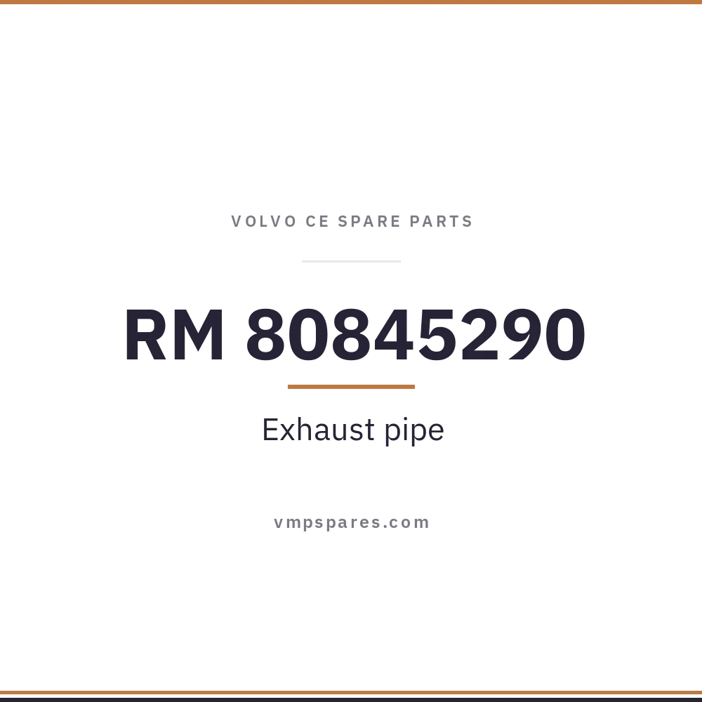 RM 80845290 – Exhaust pipe