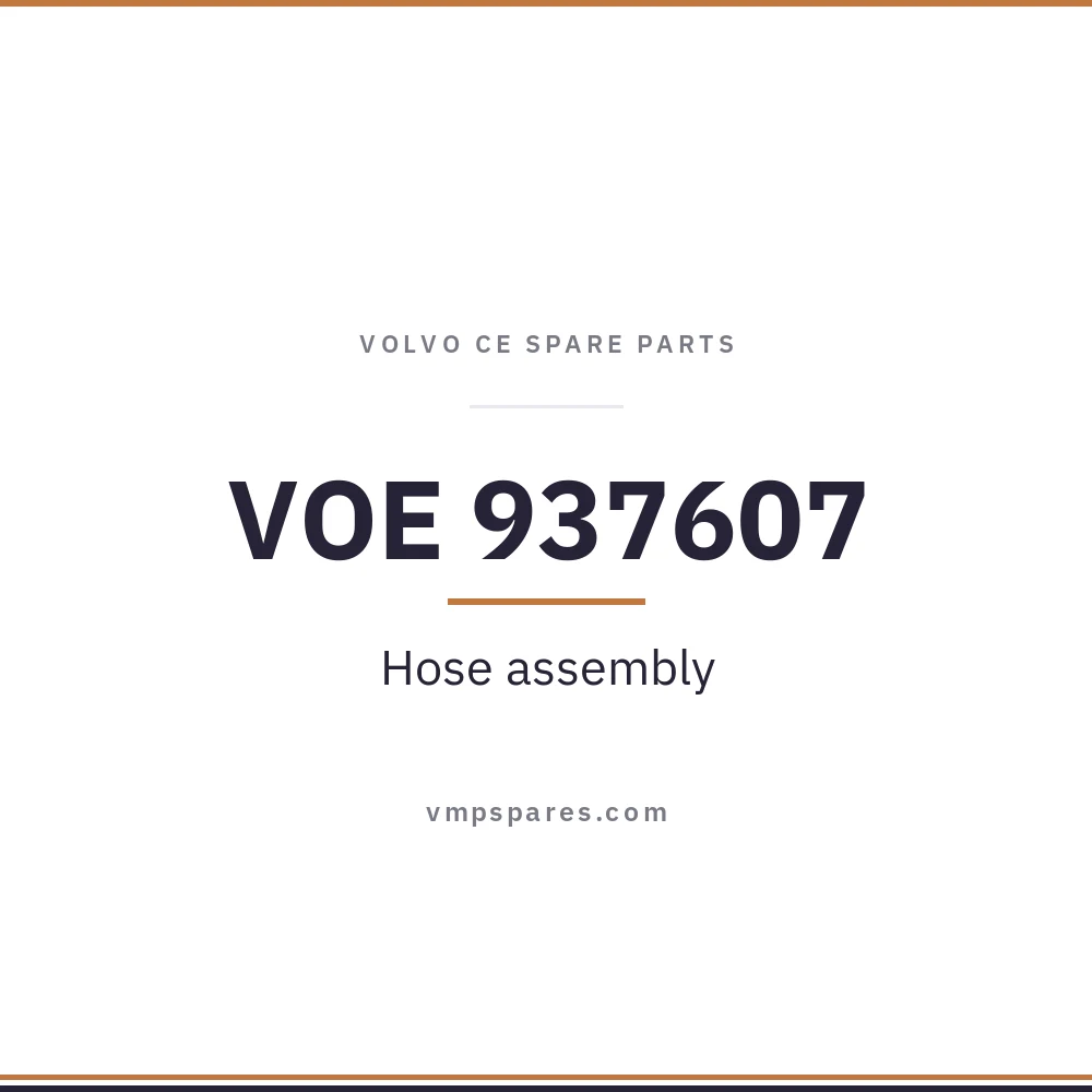 VOE 937607 – Hose assembly