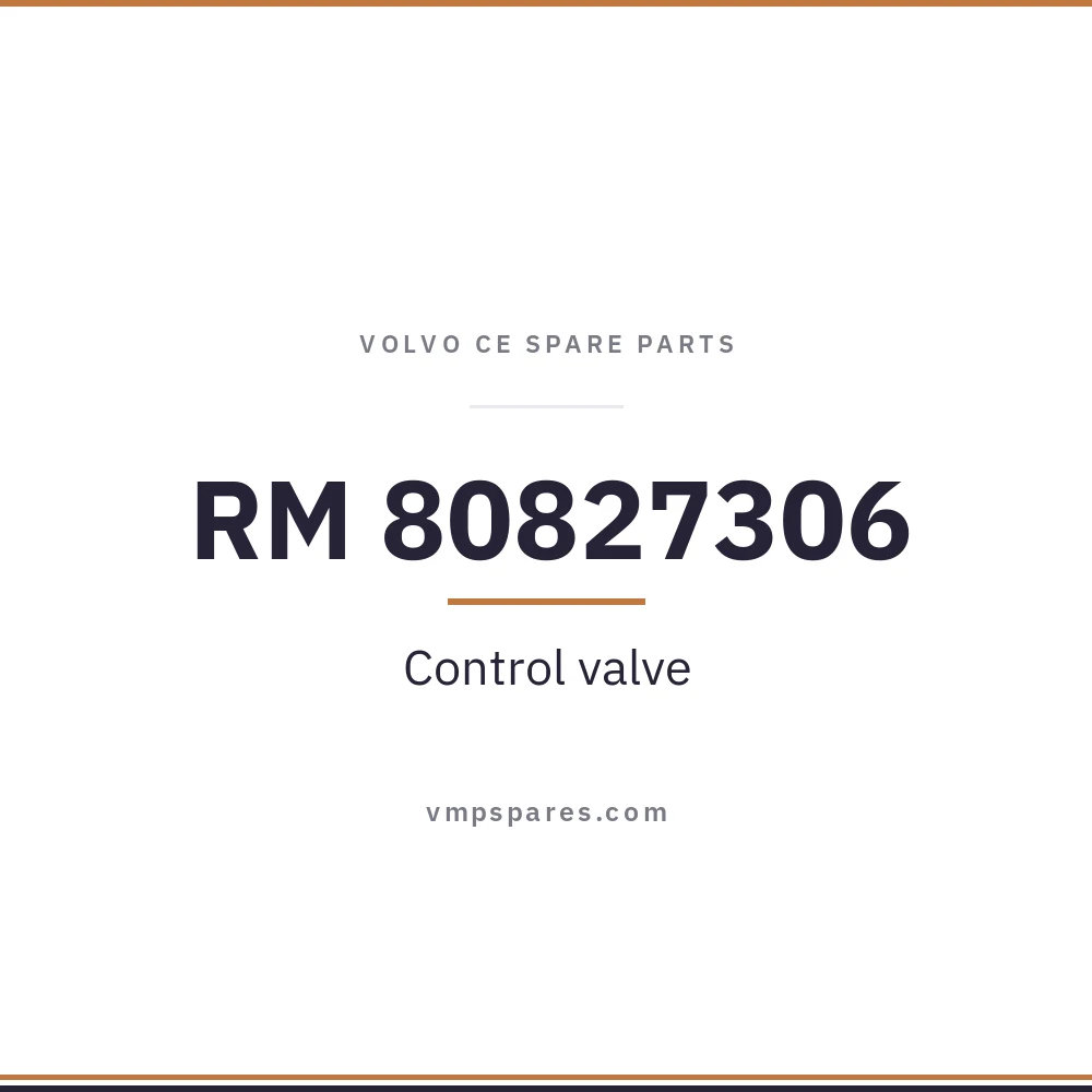 RM 80827306 – Control valve
